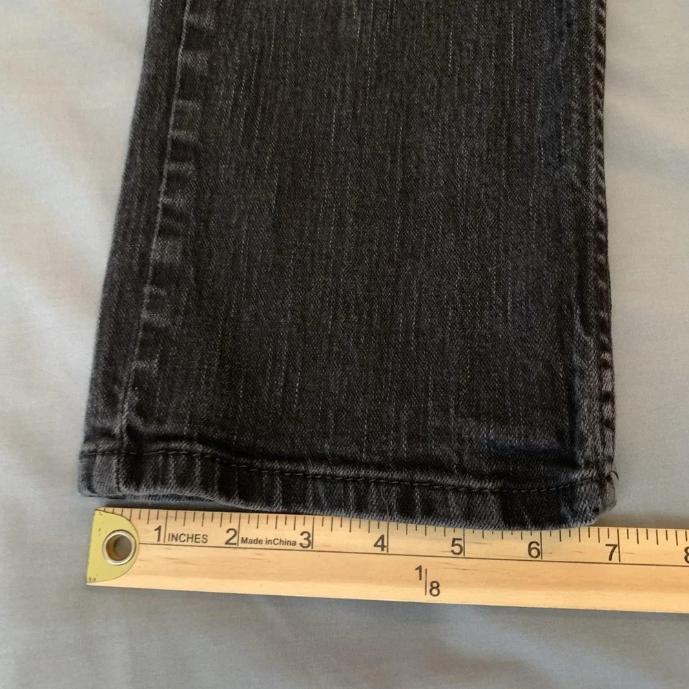 Levis 514‎ Jeans Mens 36x32 Gray Charcoal Wash Straight Leg Stretch Denim Pants